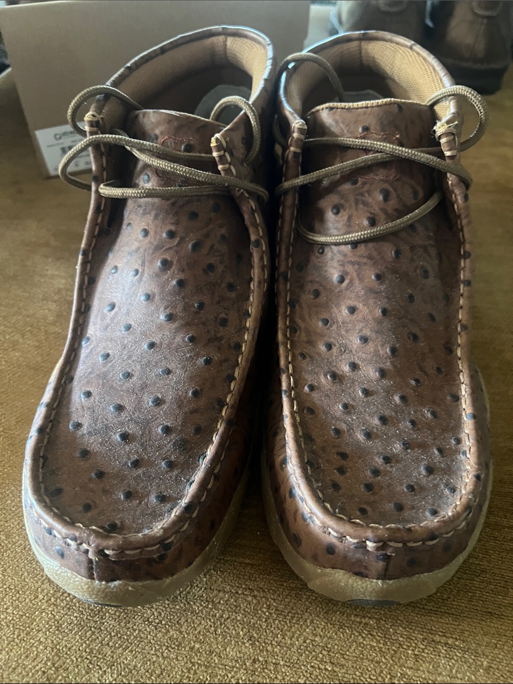 Twisted X Cognac Men's Chukka Driving Moc